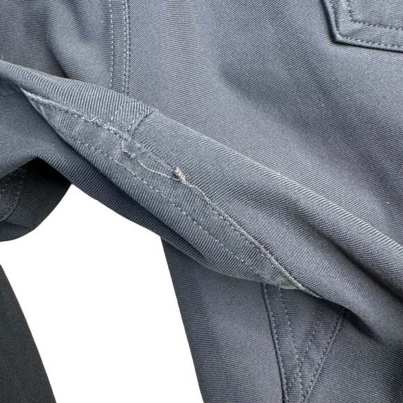 Lululemon ABC Slim-Fit 5 Pocket Pant 30"L Warpstreme Obsidian Size 32 - Picture 8 of 11